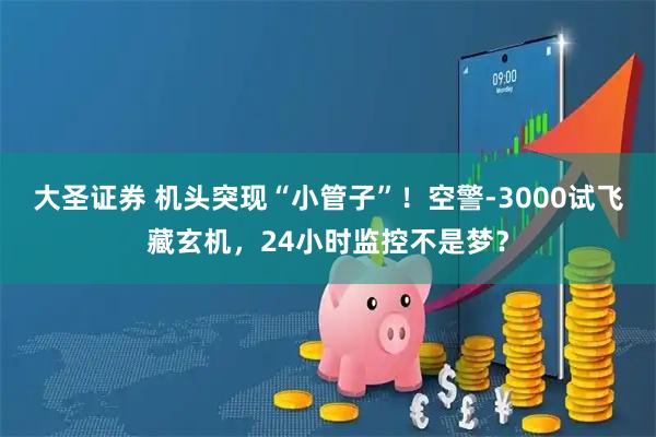 大圣证券 机头突现“小管子”！空警-3000试飞藏玄机，24小时监控不是梦？